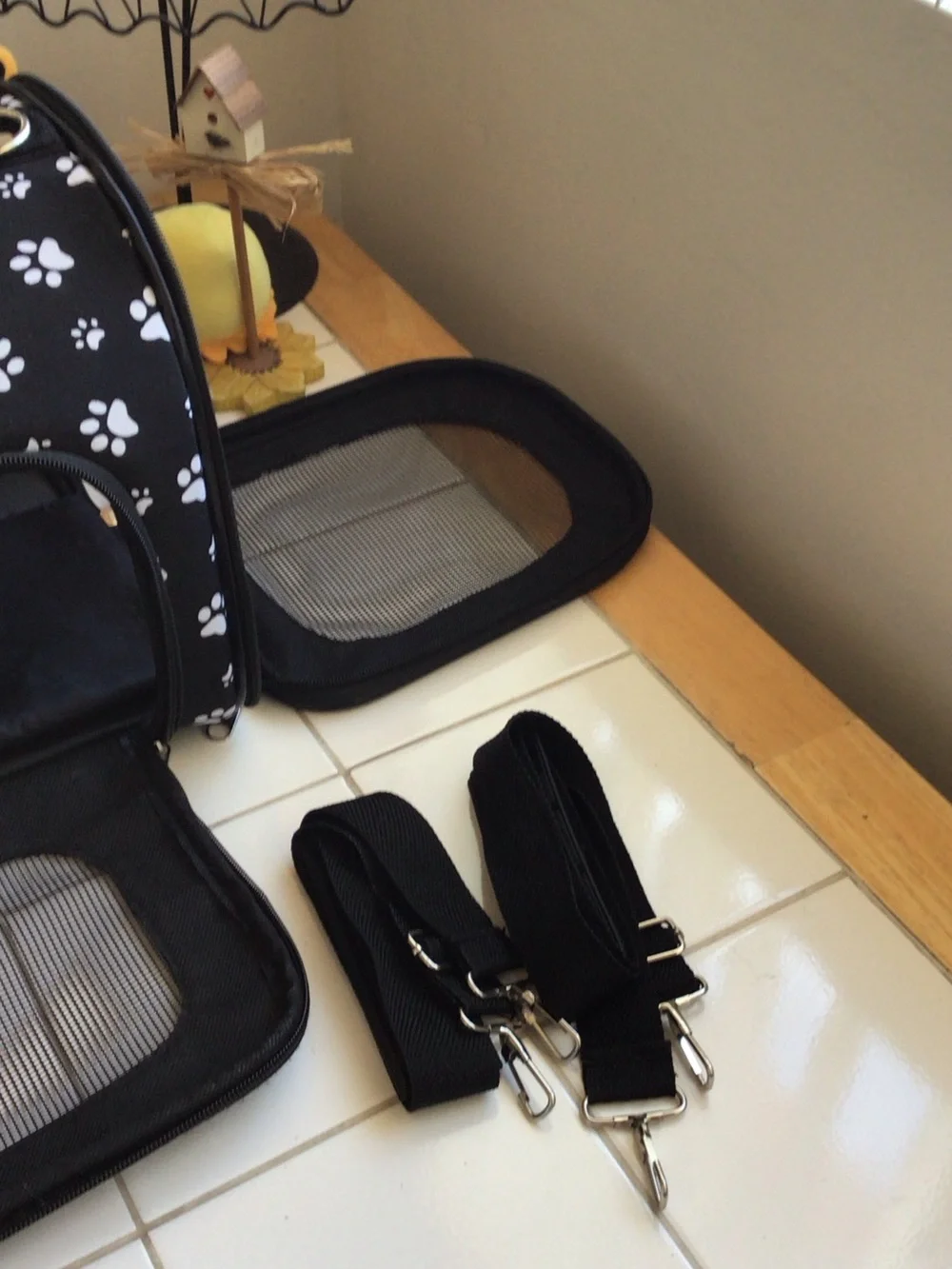 Paw Print Small Pet Carrier
